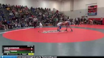 132 lbs 1st Place Match - Lane Hunsberger, Cedaredge vs Tommy Thomas, Severance