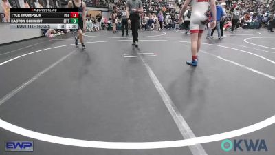 140 lbs Quarterfinal - Tyce Thompson, Piedmont vs Easton Schmidt, Standfast