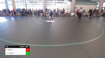 120 lbs Cons. Round 3 - Alfred Cabot, Aptos vs Adam Rezeik, Tri Valley Elite Vipers