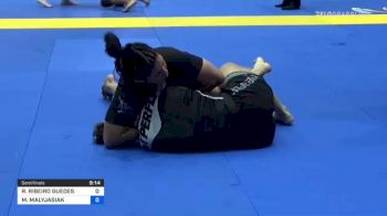 RAFAELA RIBEIRO GUEDES vs MARIA MALYJASIAK 2021 World IBJJF Jiu-Jitsu No-Gi Championship