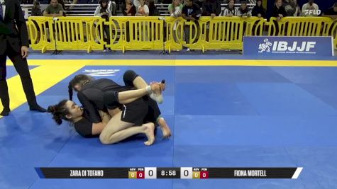 Fiona Mortell vs Zara Di Tofano 2025 Pan IBJJF Jiu-Jitsu No-Gi Championship