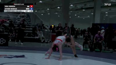 190 lbs 5th Place Match - Vida Cienega, Ascend Wrestling Academy vs Jayden Moehle, MO West Championship Wrestling Club