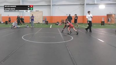60 lbs 3rd Place Match - Leyton Boyd, Valor Wrestling vs Myles Maines, Project X