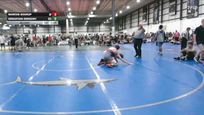 126 lbs Allday - Sebastian Gregory, BELIEVE TO ACHEIVE vs Marcus Soukup, UNION PINES