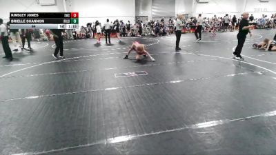 64 lbs Round 2 (4 Team) - Kinsley Jones, Storm Wrestling Center vs Brielle Shannon, R&R Ladies Black
