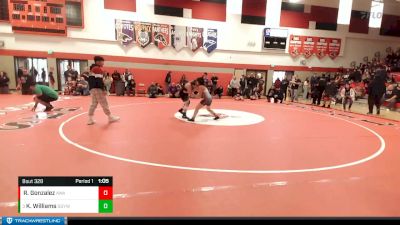 114-125 lbs Round 3 - Kaden Williams, Goldendale Grapplers Youth Wrestling vs Reinalda Gonzalez, Ascend Wrestling Academy