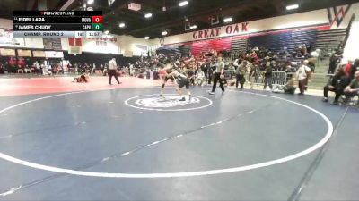 113 lbs Champ. Round 2 - Fidel Lara, Moreno Valley vs James Chudy, Capistrano Valley