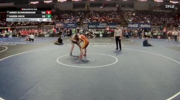 D 1 165 lbs Cons. Round 1 - James Scheuermann, Terrebonne vs Kaden Hock, Slidell