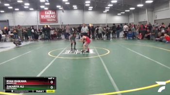 62 lbs Cons. Round 4 - Ryan Ishikawa, Bandits WC vs Zakariya Ali, Mat Sharks