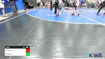 45 lbs Consi Of 8 #1 - Leven Rother, Rough Riders vs Parker Robe, Unafiliated