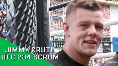 UFC 234 Video: Jimmy Crute Scrum