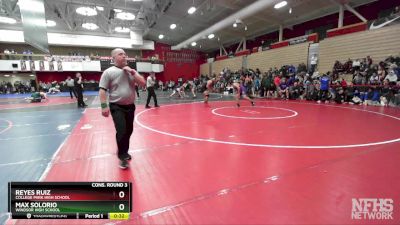 217 lbs Cons. Round 3 - Max Solorio, Windsor High School vs Reyes Ruiz, College Park High School