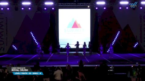 Cheer Force Elite - Royal Crush [2025 L1 Youth - D2 - Small - A Day 2] 2025 The Youth Summit
