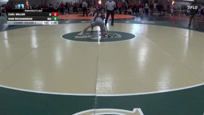 165 lbs Champ. Round 1 - Sam Richardson, McKendree vs Cael Miller, Bellarmine