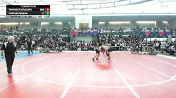 150 lbs Semifinal - Dominick Spadaro, Fairfield Warde vs Vincent Rivera, Xavier