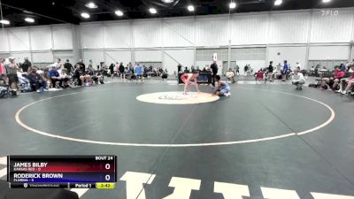 106 lbs Semis & 3rd Wb (16 Team) - James Bilby, Kansas Red vs Roderick Brown, Florida