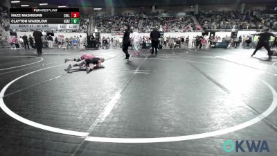 67 lbs Round Of 32 - Haze Mashburn, Collinsville Cardinal Youth Wrestling vs Clayton Wardlow, Heat