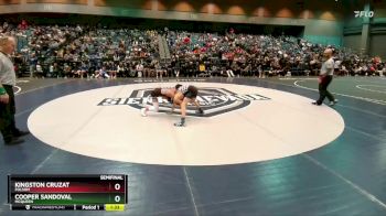 106 lbs Semifinal - Kingston Cruzat, Folsom vs Cooper Sandoval, Mcqueen