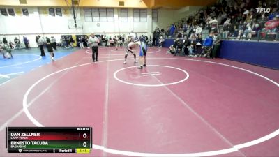 165 lbs Round 5 - Dan Zellner, Camp Verde vs Ernesto Tacuba, Bagdad HS