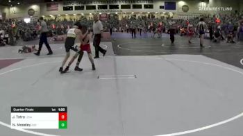 90 lbs Quarterfinal - Jacob Tatro, Legacy Nevada vs Niamiah Moseley, 208 Spartans