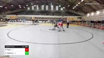 174 lbs Quarterfinal - Damen Pape, Unattached-Northern Colorado vs Cael Valencia, Unattached-Arizona State