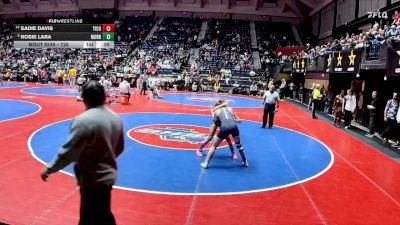 125 lbs Cons. Round 2 - Sadie Davis, Tift County vs Rosie Lara, Morrow