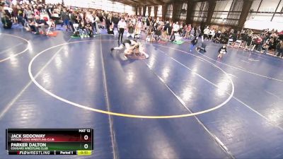150 lbs Cons. Round 3 - Parker Dalton, Cougars Wrestling Club vs Jack Siddoway, Payson Lions Wrestling Club