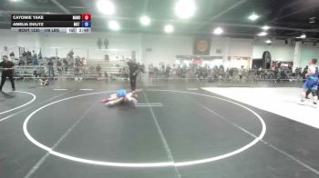 109 lbs Consolation - Cayomie Yake, Mancos Bluejays vs Amelia Dulitz, Mat Demon WC