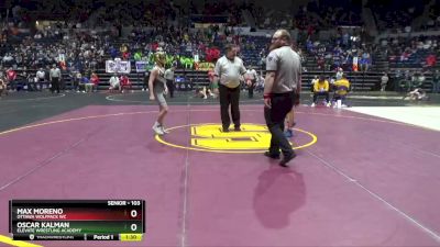 103 lbs Champ. Round 2 - Oscar Kalman, Elevate Wrestling Academy vs Max Moreno, Ottawa Wolfpack WC