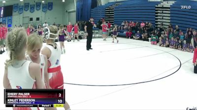 65 lbs Round 4 (6 Team) - Delaney Hardy, Nebraska Red Girls vs Alaina Williams, Minnesota Storm Girls