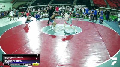 165 lbs Placement (16 Team) - Brock Armstrong, Idaho 1 vs Dawsen Pimentel, Utah Black