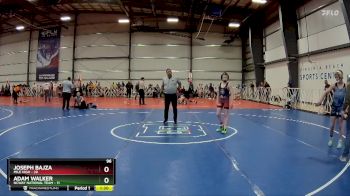 96 lbs Rd# 9- 2:15pm Saturday Final Pool - Joseph Bajza, Mile High vs Adam Walker, NCWAY National Team