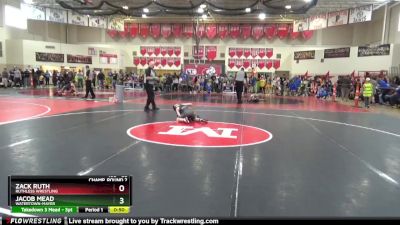 80 lbs Champ. Round 2 - Jacob Mead, Watertown-mayer vs Zack Ruth, Ruthless Wrestling