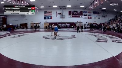 157 lbs Semifinal - Michael Macias, Augustana (il) vs David Cushman, Wisconsin-Platteville