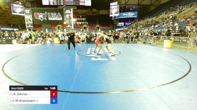 157 lbs Rnd Of 32 - Rodrigo Salinas, IL vs Jd Minder-Broeckaert, WI