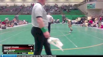 120 lbs 2nd Wrestleback (8 Team) - Zachary Stearns, Archer vs Reed Walker, West Forsyth