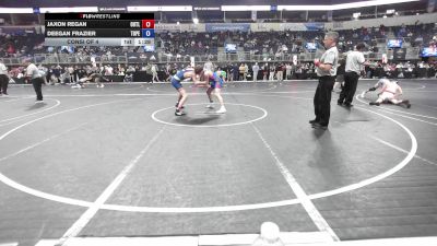 143 lbs Consi Of 4 - Jaxon Regan, Outlaw Wrestling Club vs Deegan Frazier, Topeka Seaman