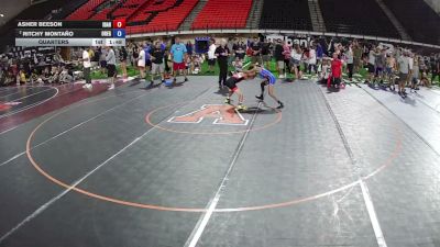 80 lbs Quarters - Asher Beeson, Idaho vs Ritchy Montaño, Oregon