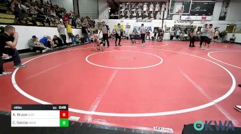 49 lbs Consi Of 4 - Austin Bruce, Black Fox Wrestling Club vs Chano Garcia, Wagoner Takedown Club