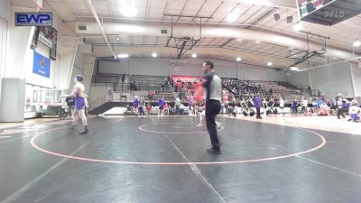 138 lbs Quarterfinal - Dane Ficken, Mannford High School vs Asa Fortney, Bristow High School
