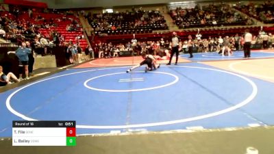 126 lbs Round Of 16 - Tyler File, Genesis Wrestling vs Luke Bailey, Coweta Tiger Wrestling