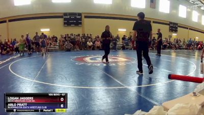 67 lbs Semifinal - Logan Jaggers, Delta Wrestling Club Inc. vs Arlo Pratt, Bloomington South Wrestling Club