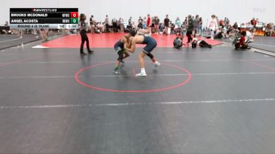 132 lbs Round 4 (6 Team) - Angel Acosta, Bulloch Bandits Wrestling Club vs Brooks McDonald, West Forsyth Wrestling Club