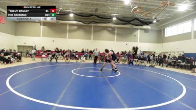 190 lbs Consi Of 4 - Jason Bagley, Mt. Blue vs Indi Backman, Cheverus/Falmouth