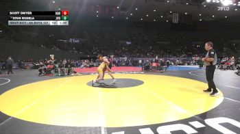 6A Boys 157 lbs Champ. Round 2 - Titus Rodela, Jefferson (Portland) Boys vs Scott Dwyer, Beaverton Boys