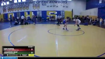 126 lbs Round 1 - Anderson Heap, Osceola (Kissimmee) vs Sam Marvel, Wellington Community Hs