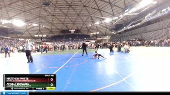 45 lbs Cons. Semi - Matthew White, Bethel AllStars Wrestling Club vs Amelia Berwald, Ascend Wrestling Academy
