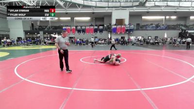 165 lbs Consi Of 8 #1 - Dylan O'Brian, Fairfield Warde vs Tyler Wolf, Stafford