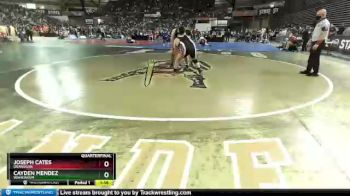 1 lbs Quarterfinal - Joseph Cates, Okanogan vs Cayden Mendez, Wahkiakum