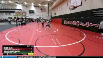 145 Boys Quarterfinal - Gabe Klein, Palmer Divide Wrestling, Inc. vs Benjamin Petersen, Severance High School